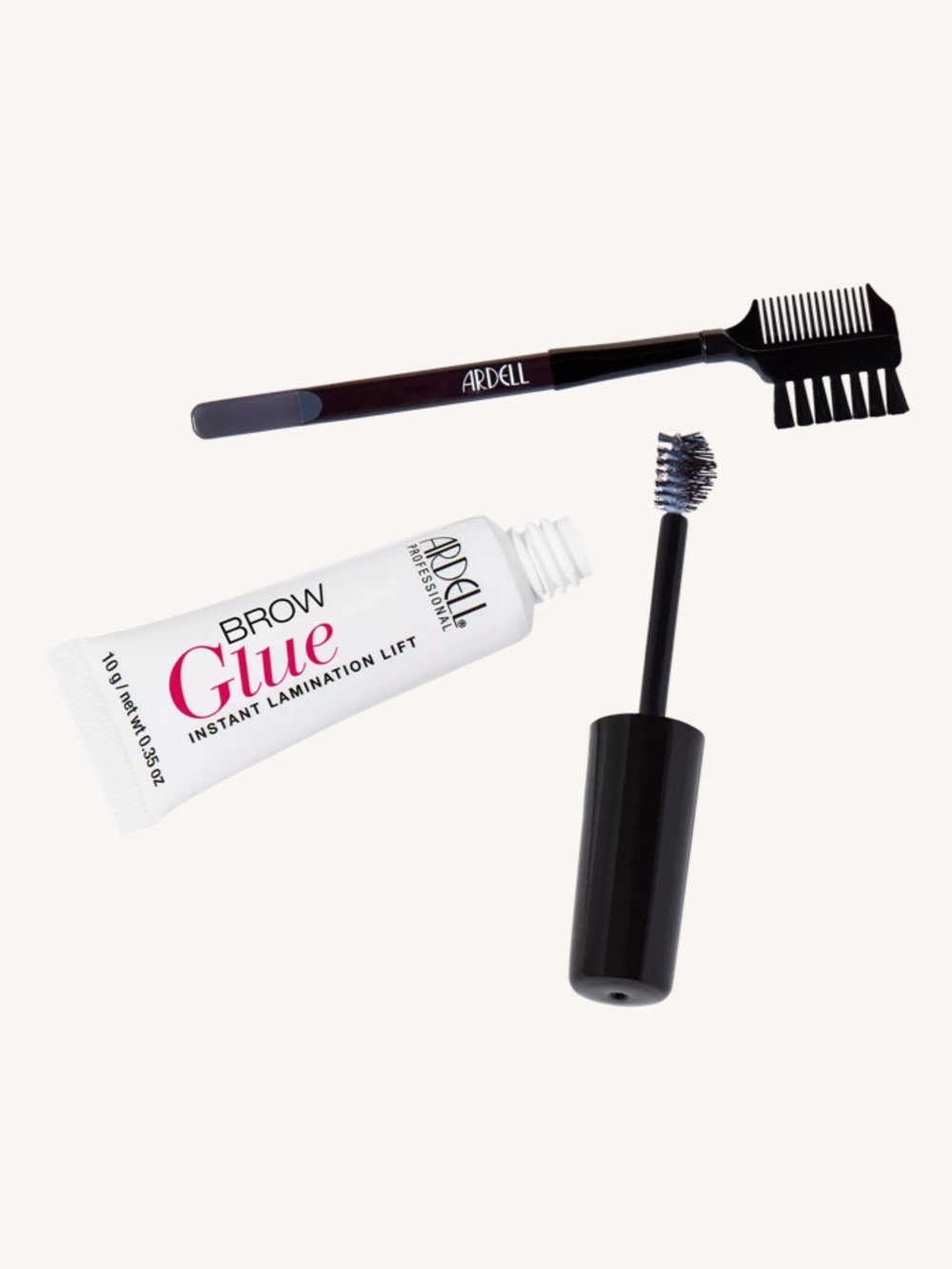 Ardell Brow Glue Instant Lamination Lift Kit - White and Black